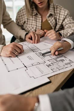 Plans, drawings and conversations