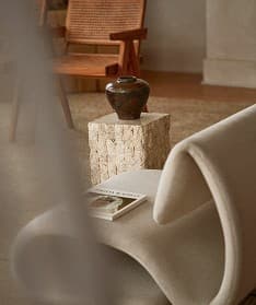 Calm, styled corners of the finished home